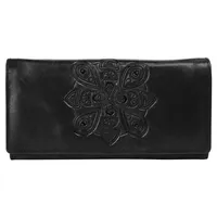 Bruno Banani Mandala Geldbörse Damen schwarz