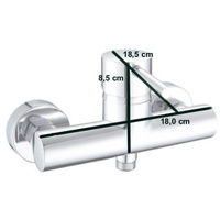 Primaster Duscharmatur Oslo verchromt