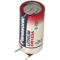 Panasonic CR123A Batterie mit 3er Printanschluss 2er Print +