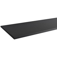 Fackelmann Waschtisch-Platte OXFORD Schwarz Schieferstruktur 90 cm breit von