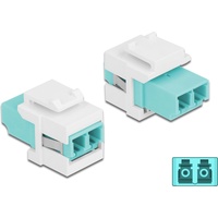 DeLock 86817 - Keystone Modul LC Duplex Buchse >