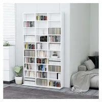 VidaXL CD-Schrank Weiß 102x16x177,5 cm Holzwerkstoff