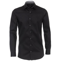 Venti Businesshemd 103522600 Button-down schwarz 36