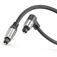 Sonero Premium optisches S/PDIF Toslink Kabel, mit Winkelsteckern 1x90°,