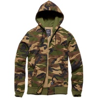 Vintage Industries Redstone Camo, Kapuzenjacke - Braun/Oliv/Beige - L