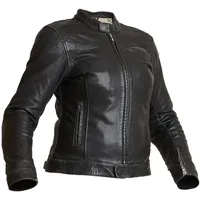 Halvarssons Orsa Damen Motorrad Lederjacke - Schwarz 36