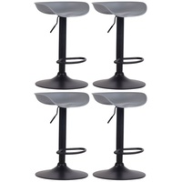 CLP 4er Set Barhocker Anaheim Kunststoff I Thekenhocker Mit