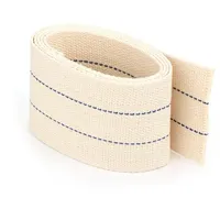 Nklaus 3 Meter Flachdocht gewebt 64mm 100% Natürliche Baumwolle