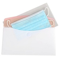 Tarifold 6 tarifold Maskentaschen antimikrobiell DIN lang transparent genarbt