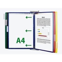 Tarifold Wand-Sichttafelsystem 427109 DIN A4 farbsortiert mit 10 St.