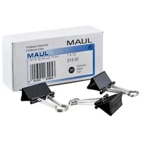 Maul Foldbackklammern schwarz 3.2 cm