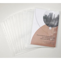 FolderSys 10 FolderSys Dokumententaschen Index DIN A4 transparent genarbt