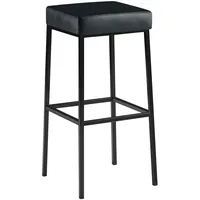 CLP Barhocker Montreal Kunstlederbezug schwarz/schwarz