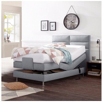 Westfalia Schlafkomfort Boxbett 100 x 200 cm H2 grau