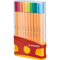 Stabilo point 88 ColorParade 20er Tischset in anthrazit/orange -