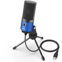 Fifine USB Mikrofon PC, Microphone für MAC PS4 PS5,