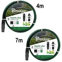 Bradas Saug- und Druckschlauch AQUATIC PLUS 4m 7m SATP2207/BK-SET