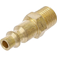 BGS Druckluft-Stecknippel 6,3 mm (1/4") Außengewinde, USA / Frankreich
