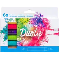 Royal Talens Ecoline Duotip flüssige Aquarellstifte 6er-Set – 6