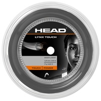 Head Lynx Touch Reel Tennis-Saite, Transparent Schwarz, 1.30 mm