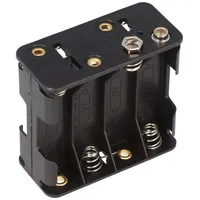 Goobay Batteriehalter für 8x Mignon mit Druckknopf für Serienschaltung