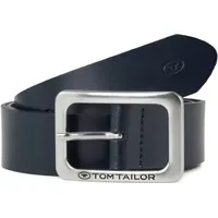 Tom Tailor Damengürtel Leder blau 75
