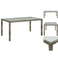 VidaXL Gartentisch 150 x 90 x 75 cm Grau