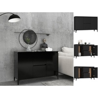 VidaXL Sideboard Schwarz 104x35x70 cm Holzwerkstoff