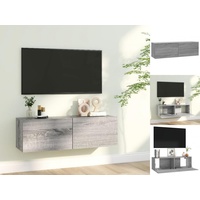 VidaXL TV-Wandschrank Grau Sonoma 100x30x30 cm Holzwerkstoff