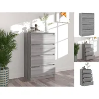 VidaXL Sideboard Grau Sonoma 60x35x98,5 cm Holzwerkstoff