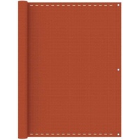 VidaXL Balkon-Sichtschutz Orange 120x400 cm HDPE