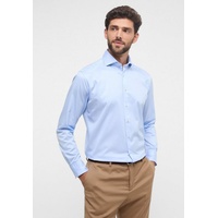 Eterna Langarmhemd »MODERN FIT«, EASY IRON (bügelleicht) blau