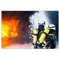 Cover-your-desk.de Schreibtischunterlage – Feuerwehr im Einsatz“ (L)60 x (B)40