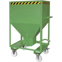 Bauer Südlohn Silobehälter SRE 600, lackiert, Resedagrün