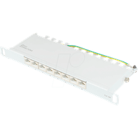Good Connections Patch Panel 10" Cat. 6A 8-Port 0,5