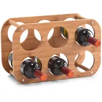 Zeller Weinregal 38 x 16 x 24 cm Braun