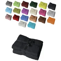 EXKLUSIV HEIMTEXTIL Badetuch 100 x 150 cm schwarz 2