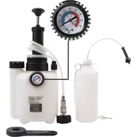 CCLIFE Bremsenentlüftungsgerät Auto Bremsenentlüfter Bremsflüssigkeitswechselgerät mit 1L Absaugbehälter für