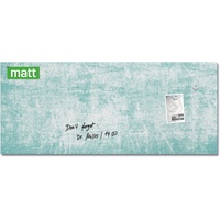 Sigel GL297 Glas Magnettafel Artverum Turquoise Wall 130x55 türkis,