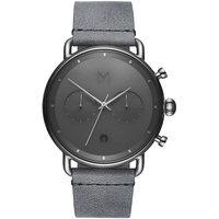 MVMT Blacktop Chrono Herren Uhr Armbanduhr Leder D-BT01-SGR |