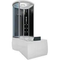 AcquaVapore Kombination Whirlpool Dusche K55-R33-WP Duschkabine Wanne 100x170