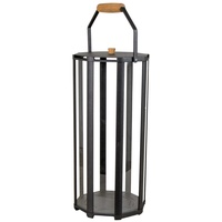 Cane-Line Laterne Lighthouse groß Aluminium Grau 54 cm