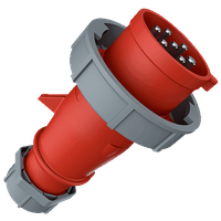 Mennekes 2324 Stecker AM-TOP 32A7p6h400V IP67