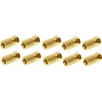 ShiverPeaks BS85012-10AG, F-Typ, F, Männlich, 7.5 vergoldet mit großer