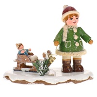 Hubrig Volkskunst Zschorlau Erzgebirge Hubrig Volkskunst GmbH Dekofigur Winterkinder