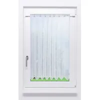 Lysel Scheibengardine Bogenmuster (Bx H) 97,2cm - 120cm" reinweiß/Weiß