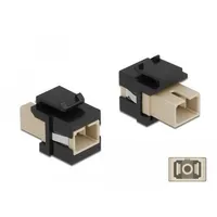 DeLock Keystone Module - Netzwerkkoppler - SC multi-mode (W)