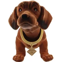 RAKSO Der original Wackeldackel braun gross ca. 30x18,5cm, das