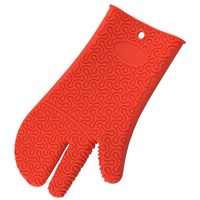 KOCHBLUME Handschuh ROT aus Silikon Topflappen