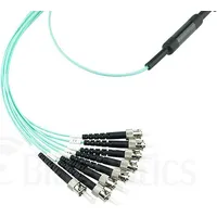 CBO LWL MPO/4xST Breakout Kabel OM3 1 Meter, Transceiver,